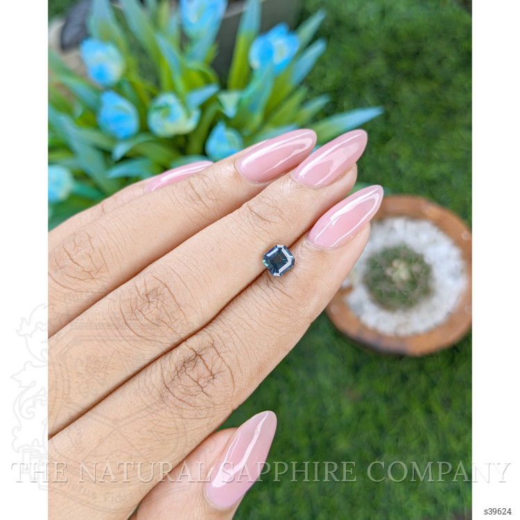 1.02 Ct. Bluish Green Sapphire from Nigeria