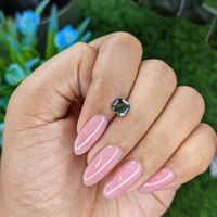1.03 Ct. Yellowish Green Sapphire from Nigeria Life Style