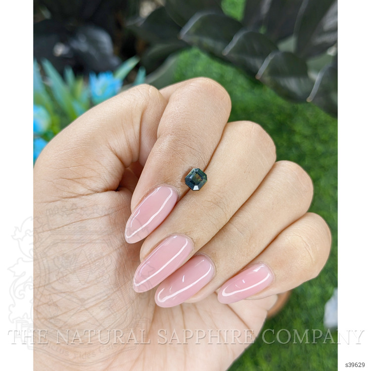 1.03 Ct. Bluish Green Sapphire from Nigeria