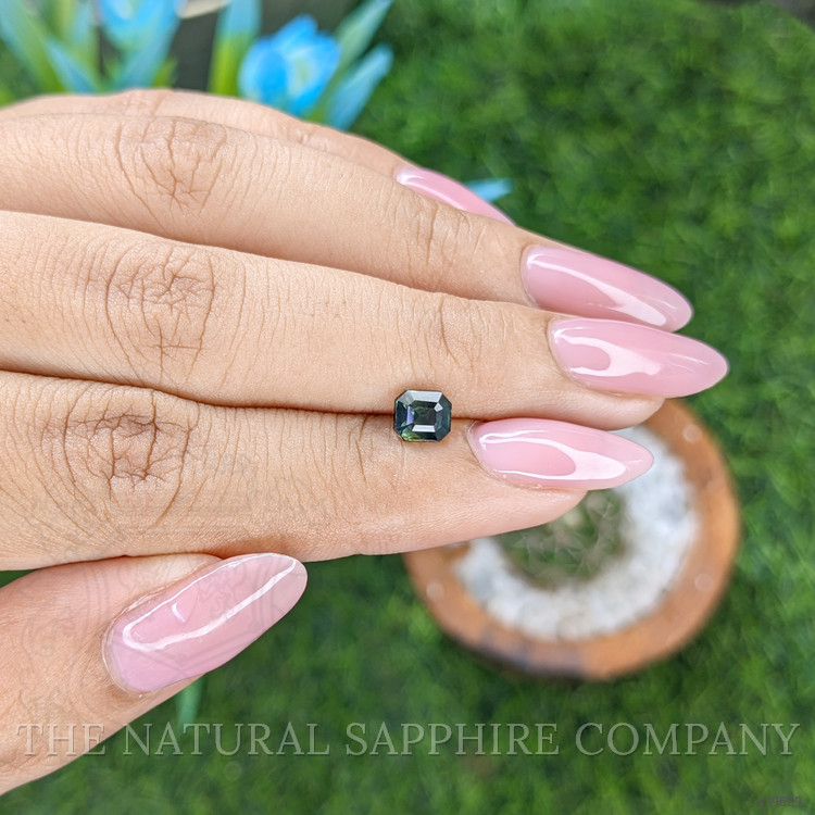 1.03 Ct. Bluish Green Sapphire from Nigeria