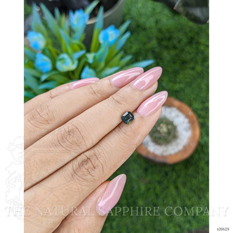 1.03 Ct. Bluish Green Sapphire from Nigeria