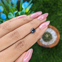 1.04 Ct. Greenish Blue Sapphire from Nigeria Life Style