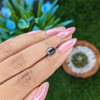 1.15 Ct. Bluish Green Sapphire from Nigeria Life Style