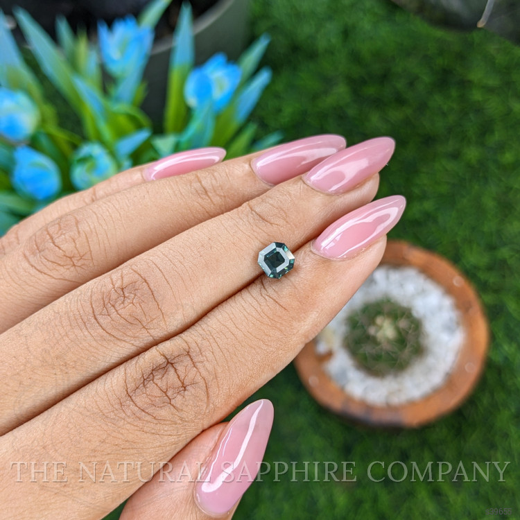 1.17 Ct. Bluish Green Sapphire from Nigeria