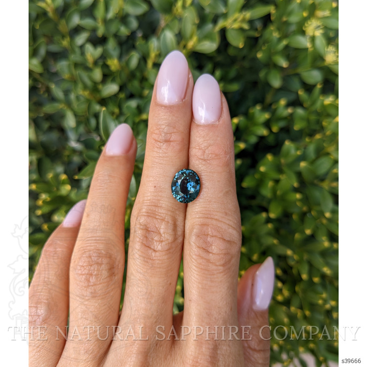 4.05 Ct. Bluish Green Sapphire from Madagascar