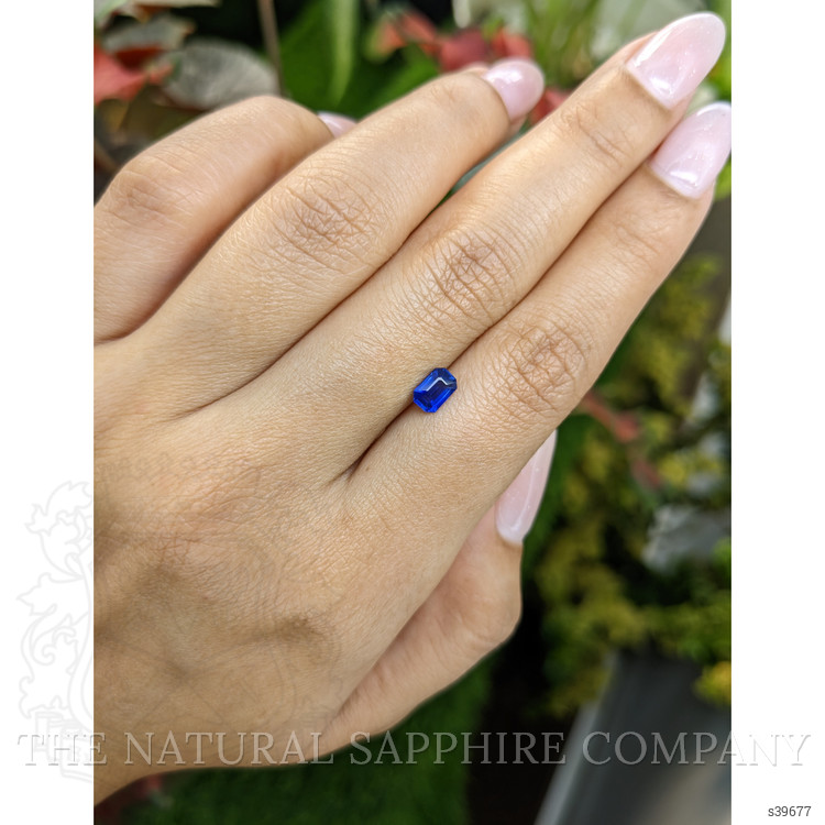 0.60 Ct. Blue Sapphire from Ceylon (Sri Lanka)