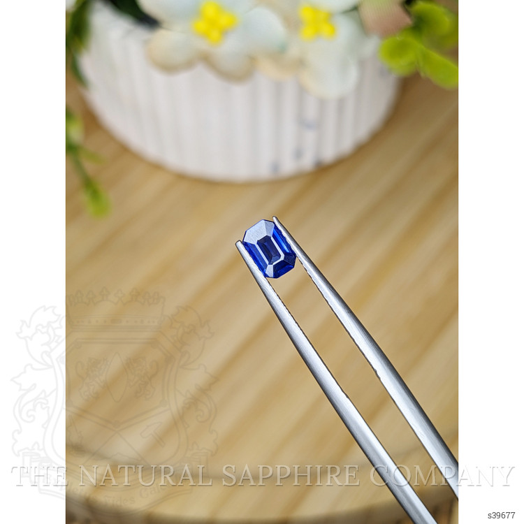 0.60 Ct. Blue Sapphire from Ceylon (Sri Lanka)