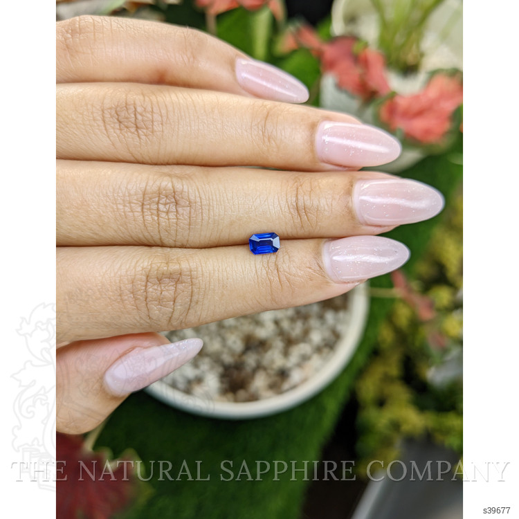 0.60 Ct. Blue Sapphire from Ceylon (Sri Lanka)
