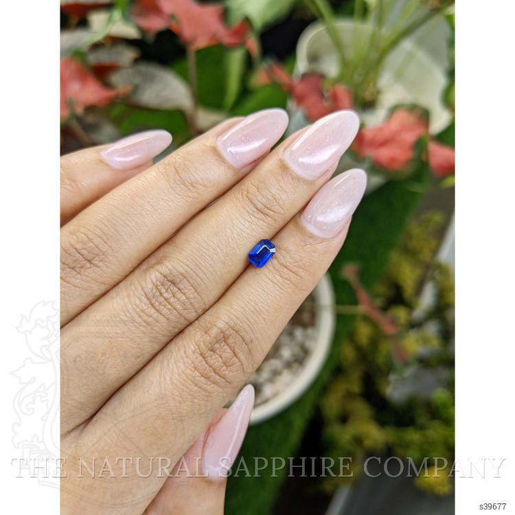 0.60 Ct. Blue Sapphire from Ceylon (Sri Lanka)