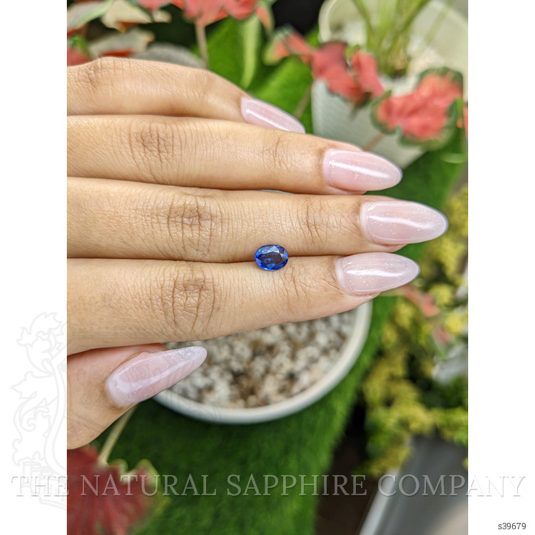 1.02 Ct. Blue Sapphire from Ceylon (Sri Lanka)
