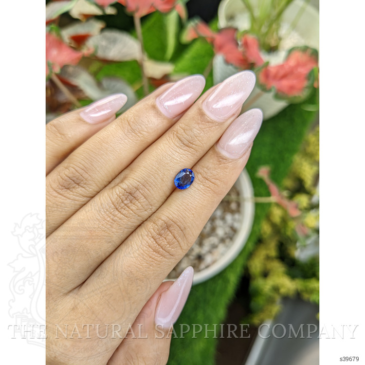 1.02 Ct. Blue Sapphire from Ceylon (Sri Lanka)