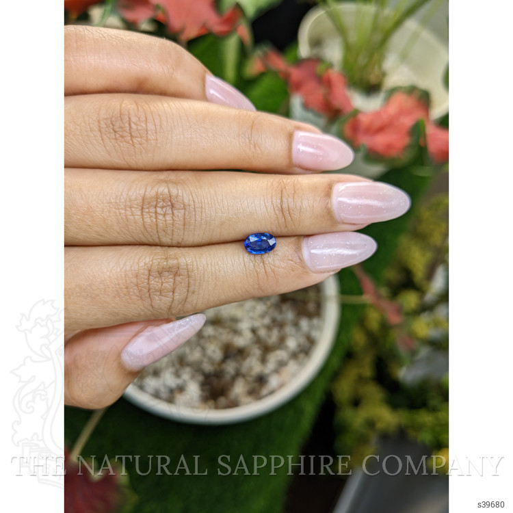1.03 Ct. Blue Sapphire from Ceylon (Sri Lanka)