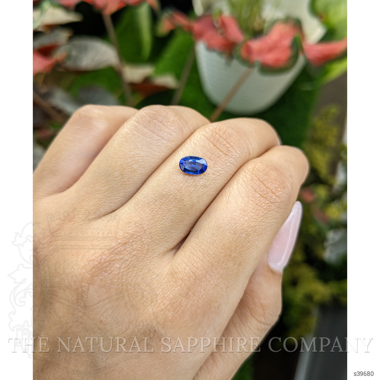 1.03 Ct. Blue Sapphire from Ceylon (Sri Lanka)