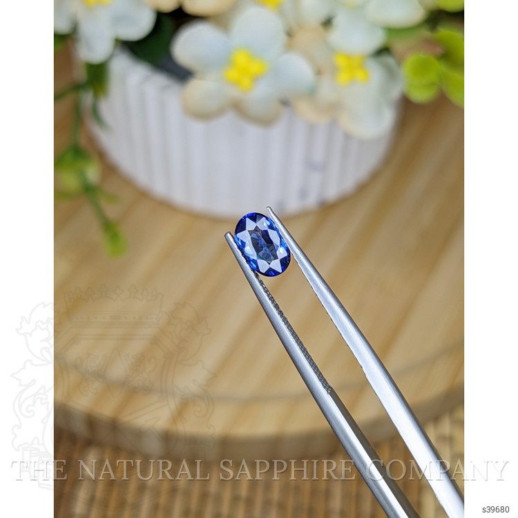 1.03 Ct. Blue Sapphire from Ceylon (Sri Lanka)
