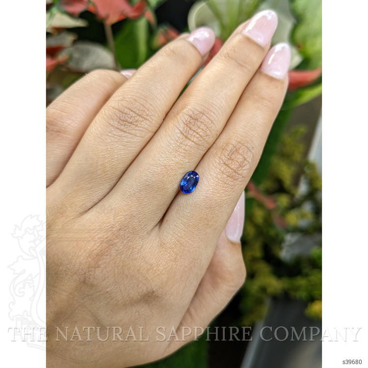 1.03 Ct. Blue Sapphire from Ceylon (Sri Lanka)