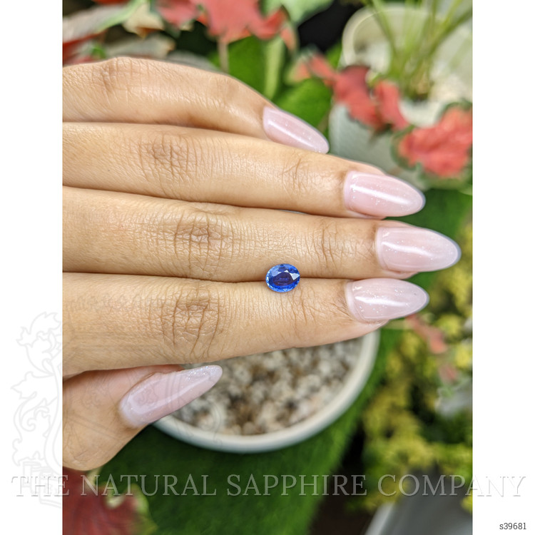 1.01 Ct. Blue Sapphire from Ceylon (Sri Lanka)