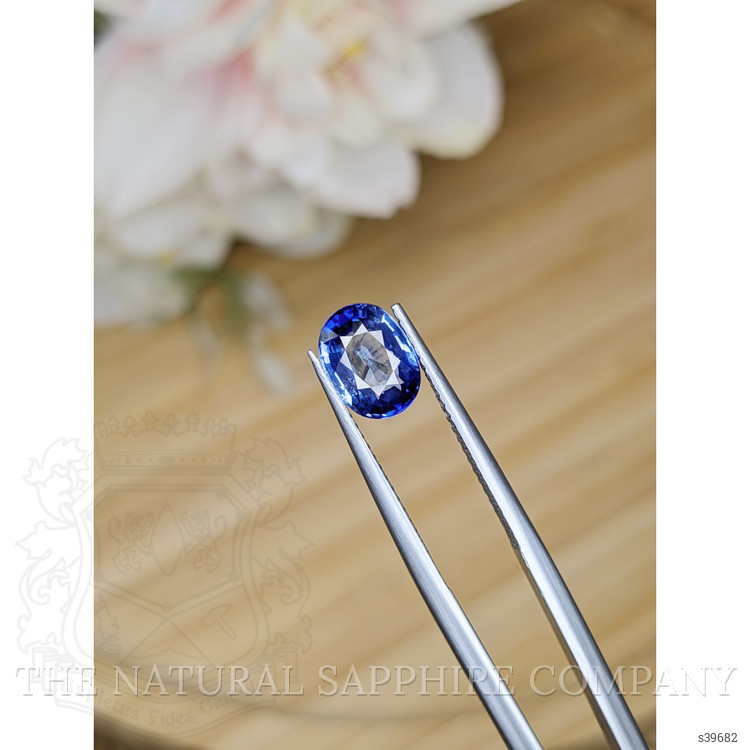 2.15 Ct. Blue Sapphire from Ceylon (Sri Lanka)