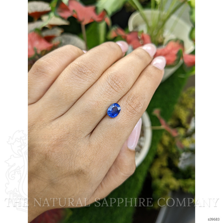 2.03 Ct. Blue Sapphire from Ceylon (Sri Lanka)