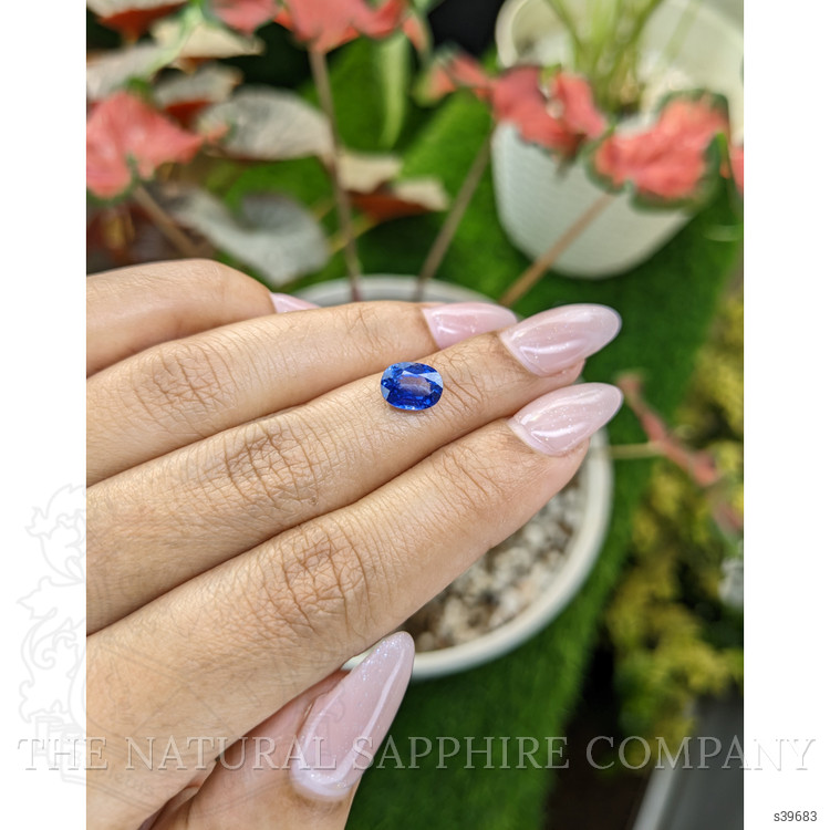 2.03 Ct. Blue Sapphire from Ceylon (Sri Lanka)