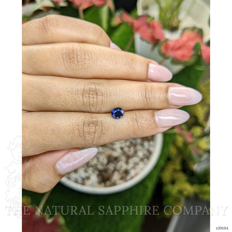 1.04 Ct. Blue Sapphire from Ceylon (Sri Lanka)