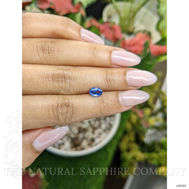 1.01 Ct. Blue Sapphire from Ceylon (Sri Lanka)