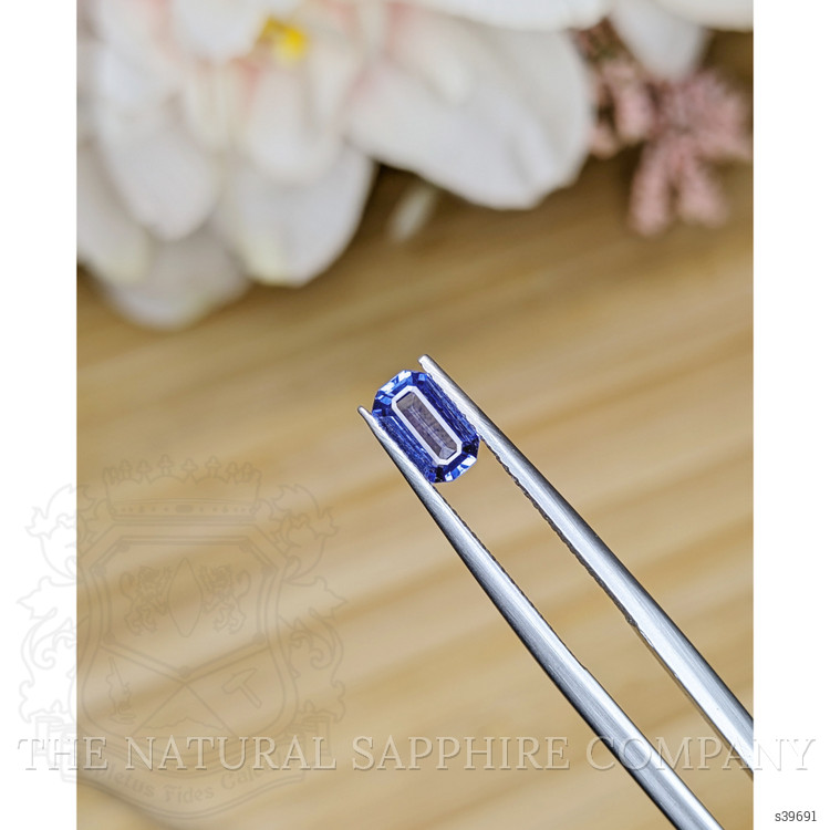 0.61 Ct. Blue Sapphire from Ceylon (Sri Lanka)
