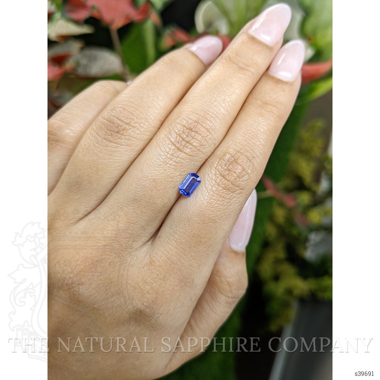 0.61 Ct. Blue Sapphire from Ceylon (Sri Lanka)