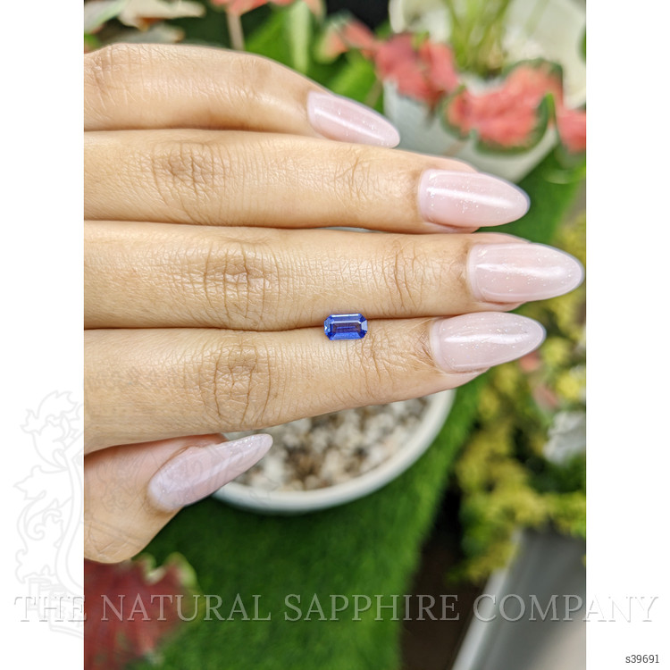 0.61 Ct. Blue Sapphire from Ceylon (Sri Lanka)