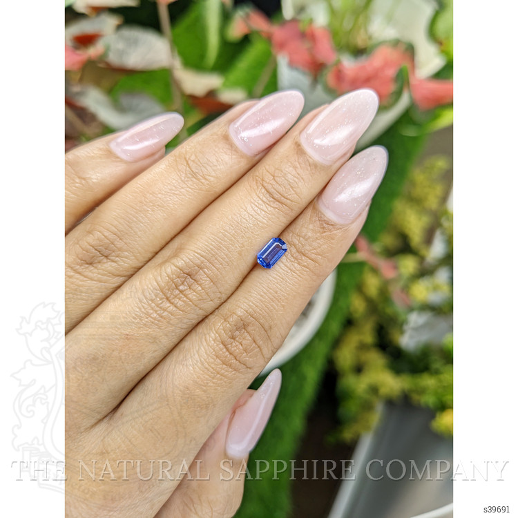 0.61 Ct. Blue Sapphire from Ceylon (Sri Lanka)
