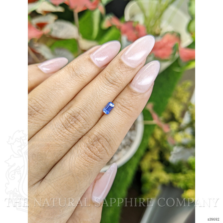 0.52 Ct. Blue Sapphire from Ceylon (Sri Lanka)