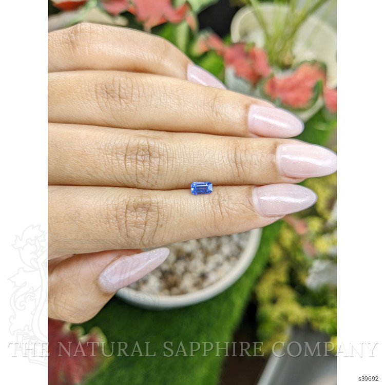 0.52 Ct. Blue Sapphire from Ceylon (Sri Lanka)