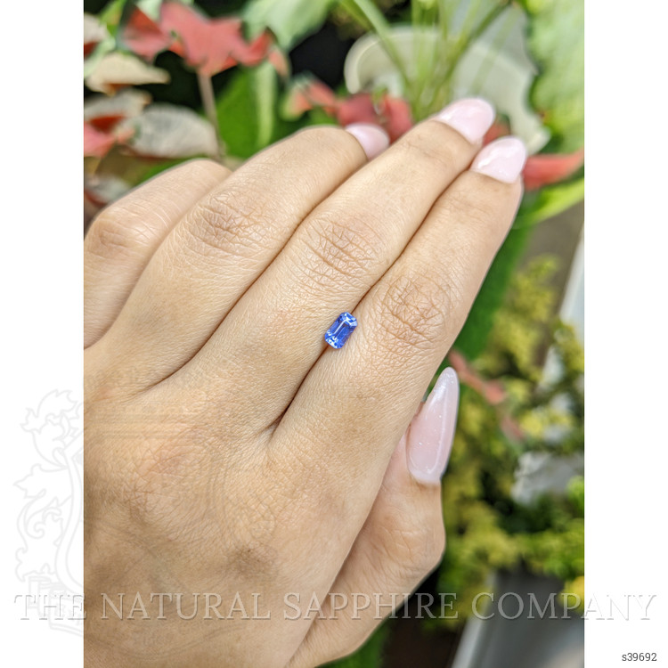 0.52 Ct. Blue Sapphire from Ceylon (Sri Lanka)