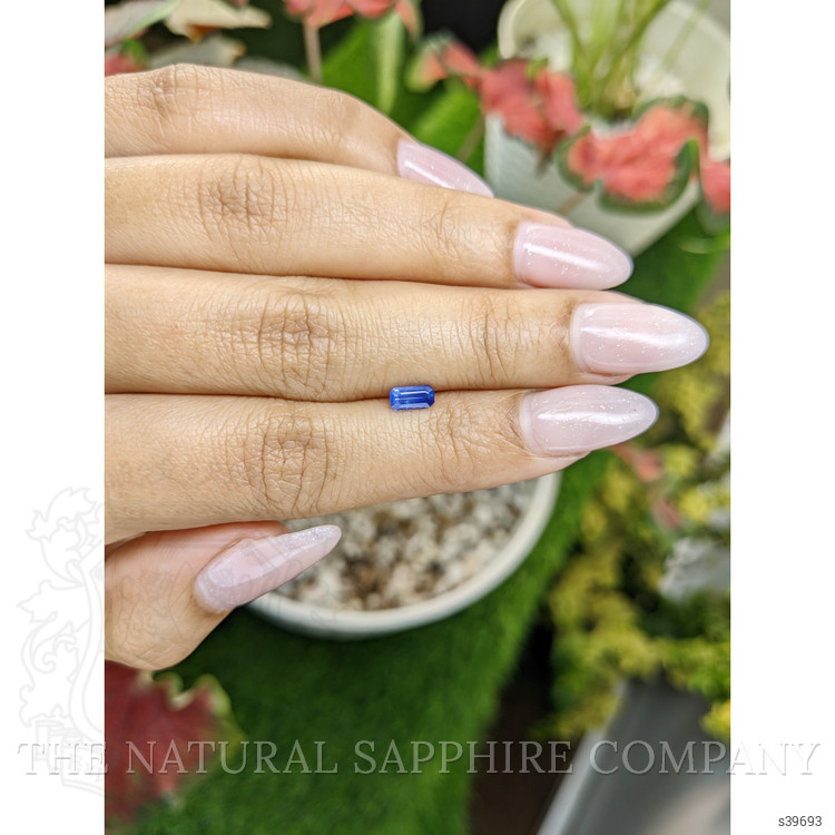 0.49 Ct. Blue Sapphire from Ceylon (Sri Lanka)