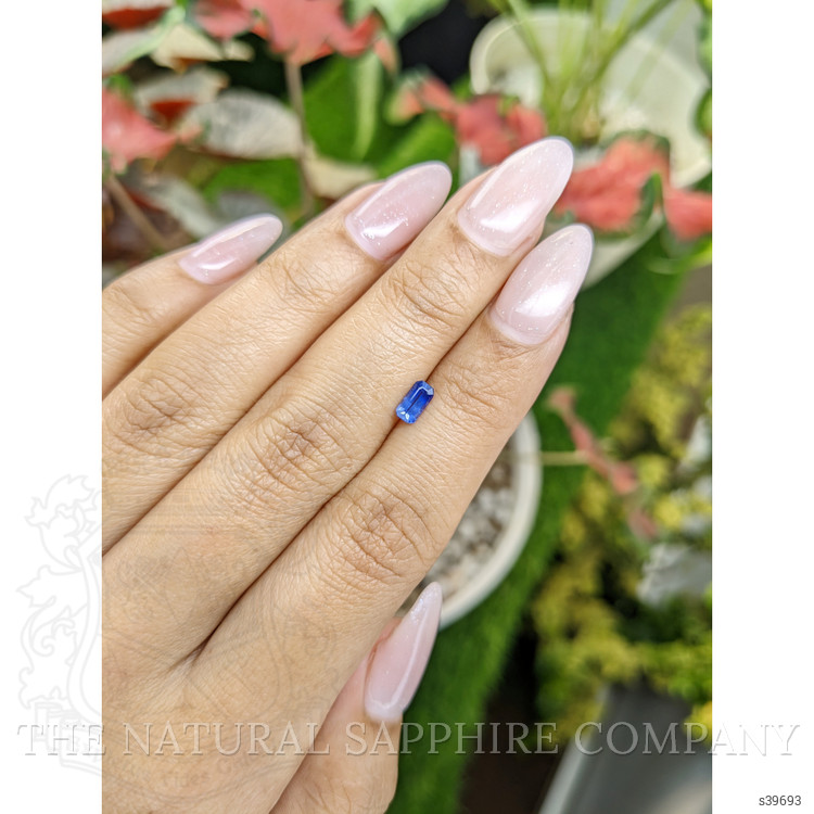 0.49 Ct. Blue Sapphire from Ceylon (Sri Lanka)
