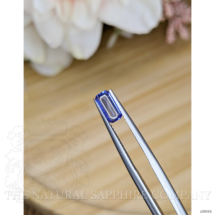 0.65 Ct. Blue Sapphire from Ceylon (Sri Lanka)