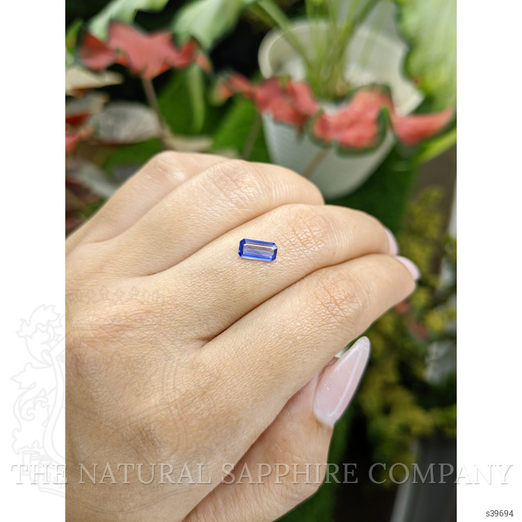 0.65 Ct. Blue Sapphire from Ceylon (Sri Lanka)