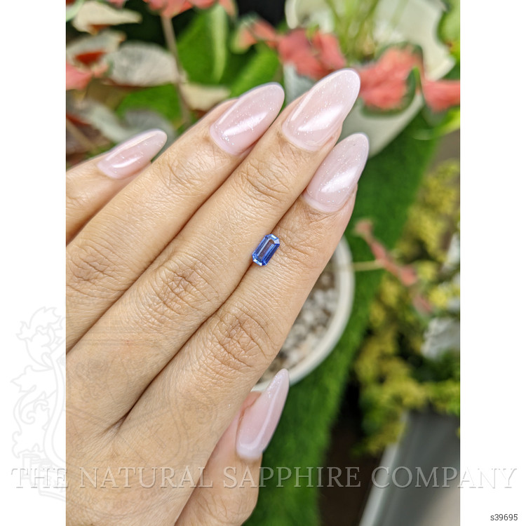 0.52 Ct. Blue Sapphire from Ceylon (Sri Lanka)