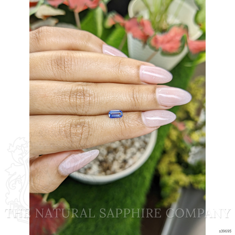 0.52 Ct. Blue Sapphire from Ceylon (Sri Lanka)