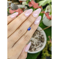 0.88 Ct. Blue Sapphire from Ceylon (Sri Lanka) Life Style
