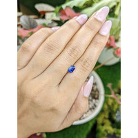 0.88 Ct. Blue Sapphire from Ceylon (Sri Lanka) Life Style