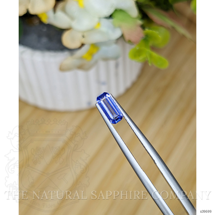 0.65 Ct. Blue Sapphire from Ceylon (Sri Lanka)