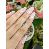 0.65 Ct. Blue Sapphire from Ceylon (Sri Lanka) Life Style
