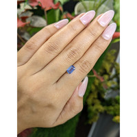 0.84 Ct. Blue Sapphire from Ceylon (Sri Lanka) Life Style