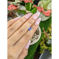 0.84 Ct. Blue Sapphire from Ceylon (Sri Lanka) Life Style
