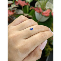 0.40 Ct. Blue Sapphire from Ceylon (Sri Lanka) Life Style