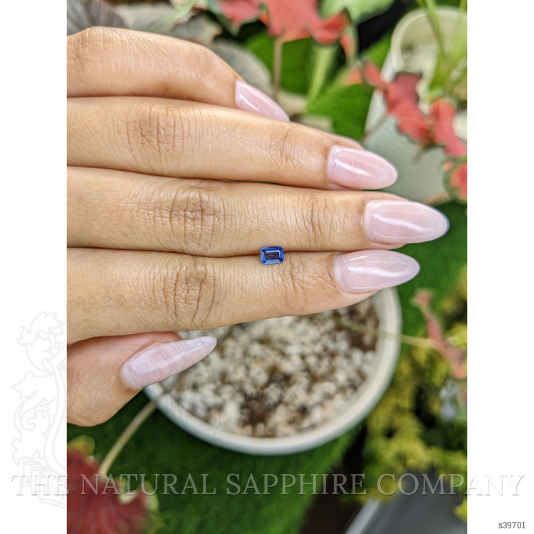 0.40 Ct. Blue Sapphire from Ceylon (Sri Lanka)