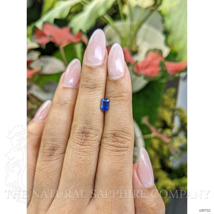 0.72 Ct. Blue Sapphire from Ceylon (Sri Lanka)