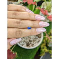 0.72 Ct. Blue Sapphire from Ceylon (Sri Lanka) Life Style
