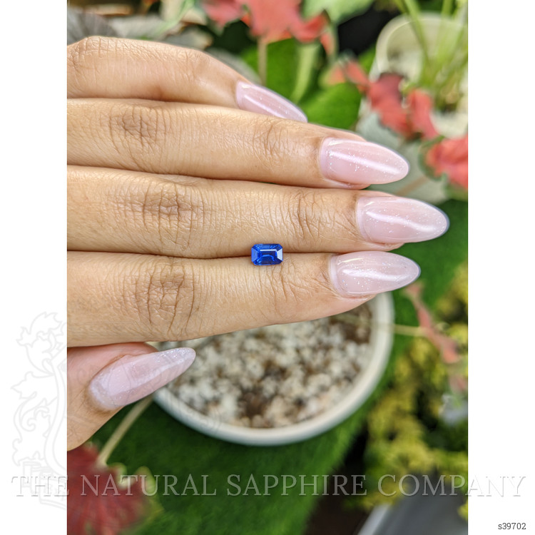 0.72 Ct. Blue Sapphire from Ceylon (Sri Lanka)