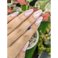 0.56 Ct. Blue Sapphire from Ceylon (Sri Lanka) Life Style